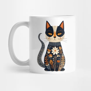Boho Cat: Free-Spirited Feline Mug